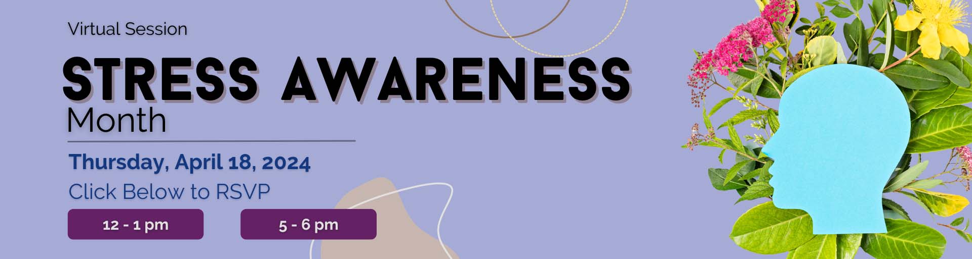 stress awareness banner