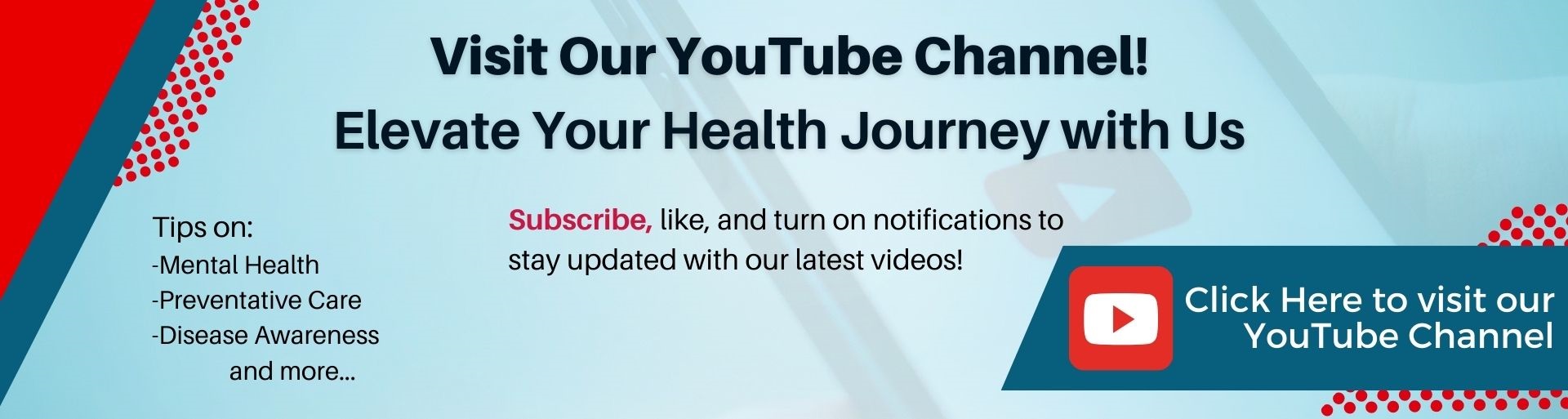 youtube health channel banner