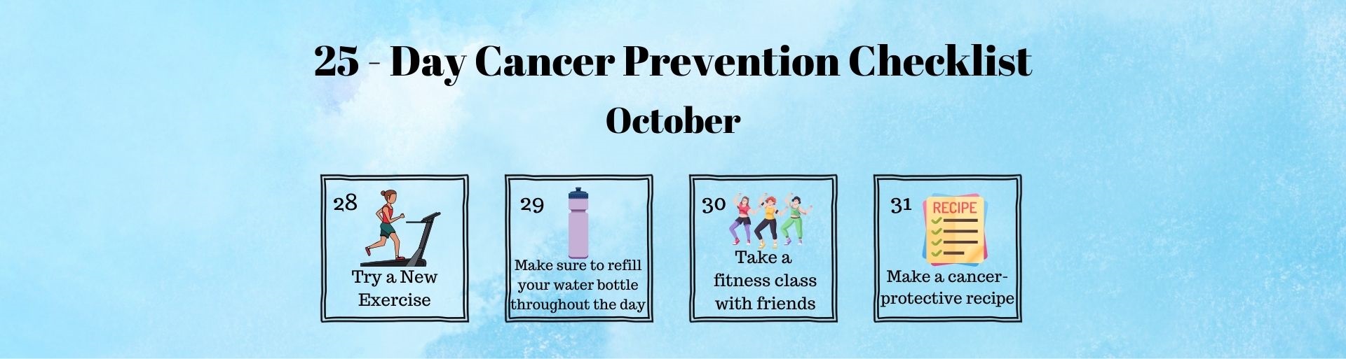 cancer prevention checklist